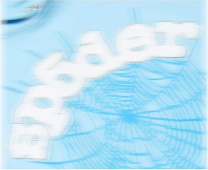 Sky Blue Web Graphic Hoodie (Oversized Streetwear)