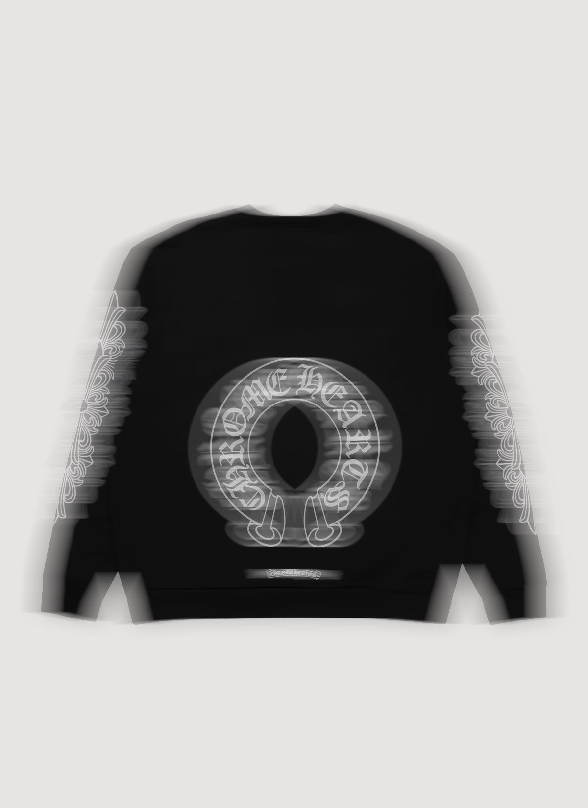 Gothic Horseshoe Sweater – Black/White