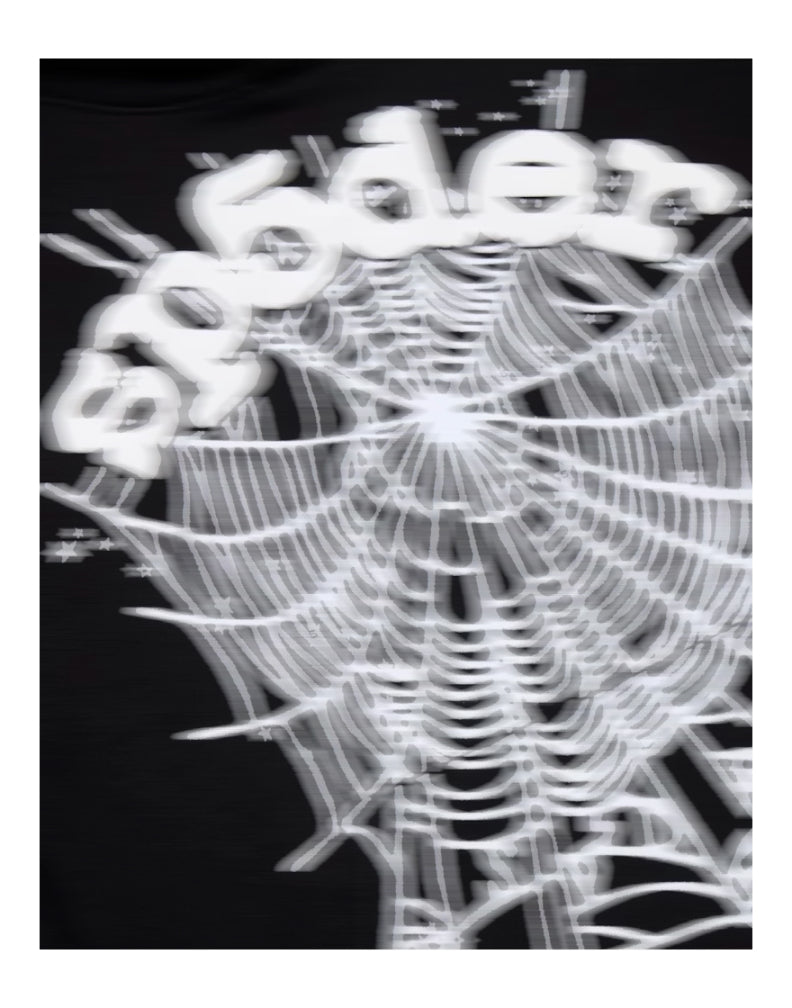 Premium Web Graphic Hoodie – (Black)