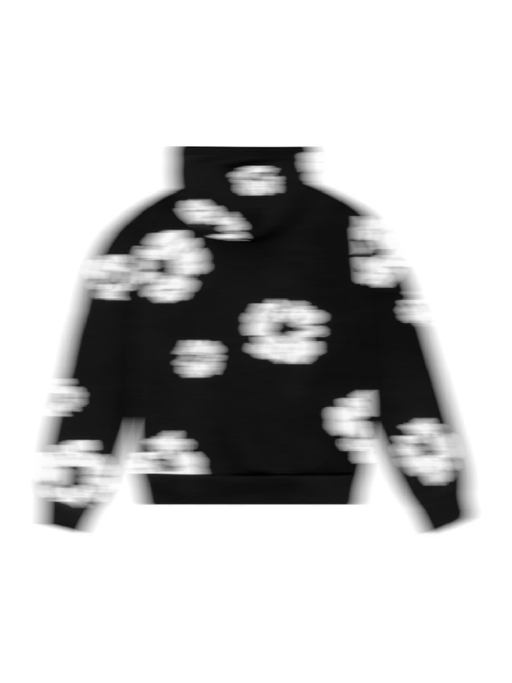 Vintage Cotton Wreath Hoodie – Black (Exclusive Drop)