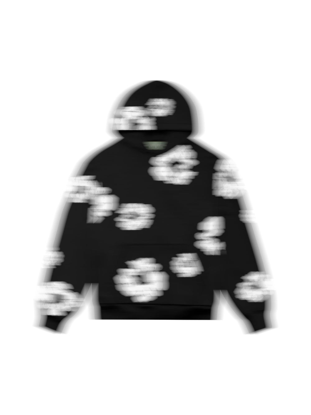 Vintage Cotton Wreath Hoodie – Black (Exclusive Drop)